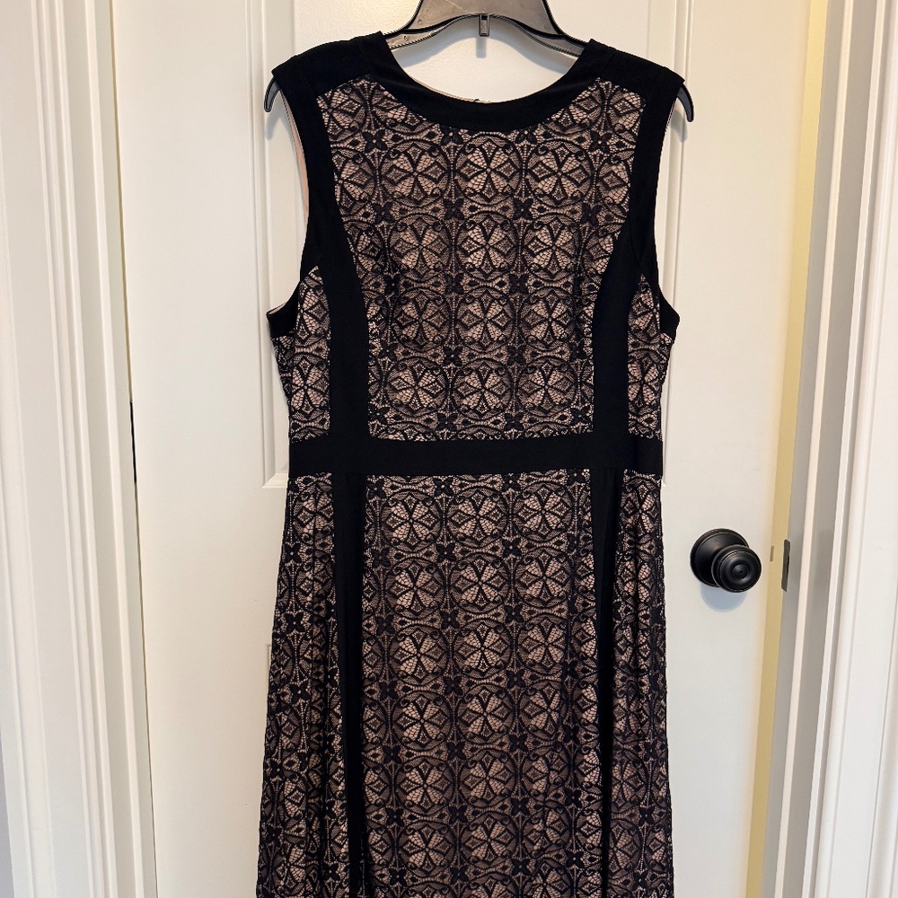 Black/Nude Cocktail Dress